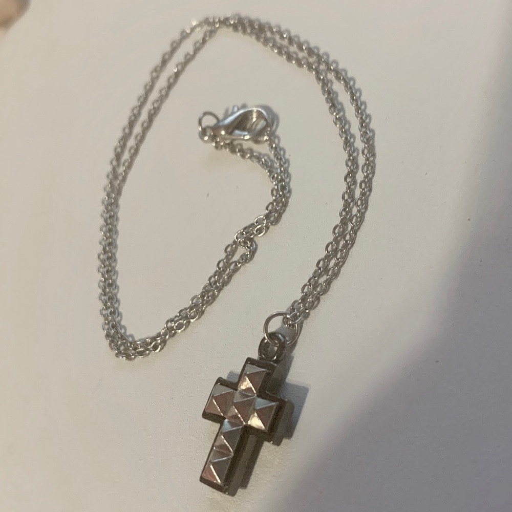 Silver Cross Necklace
